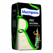 Крупа Мистраль Рис Жасмин белый ароматный 500 г