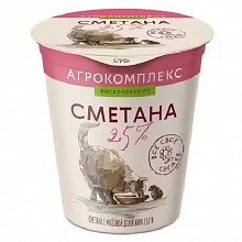 Сметана Агрокомплекс 25% 300 г