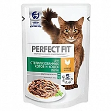 Корм Перфект Фит для кошек Курица 85 г