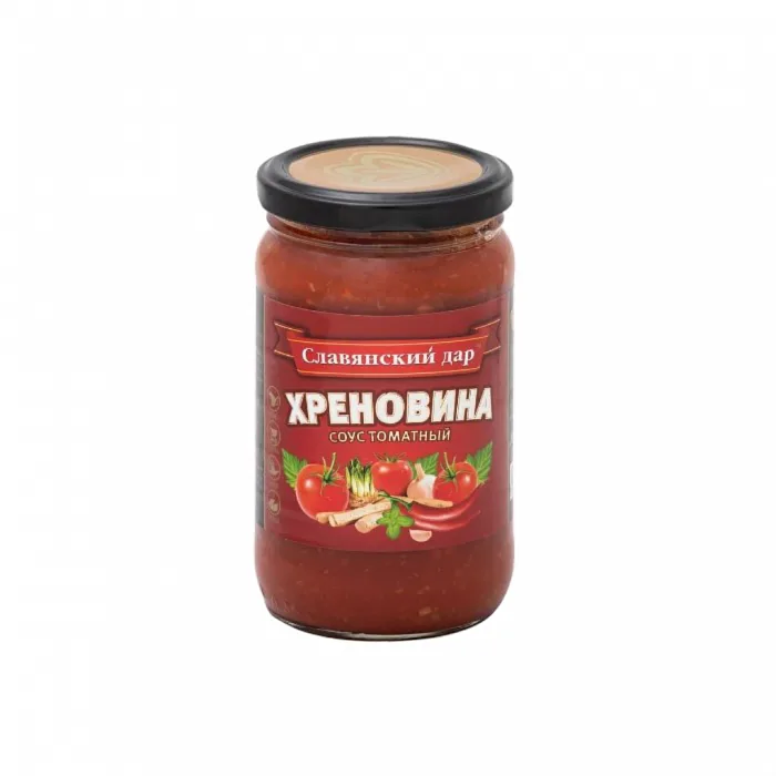 Соус Славянский дар Хреновина томатный 360 г
