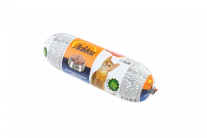 Корм влажный Лакки для кошек мясной 350 г