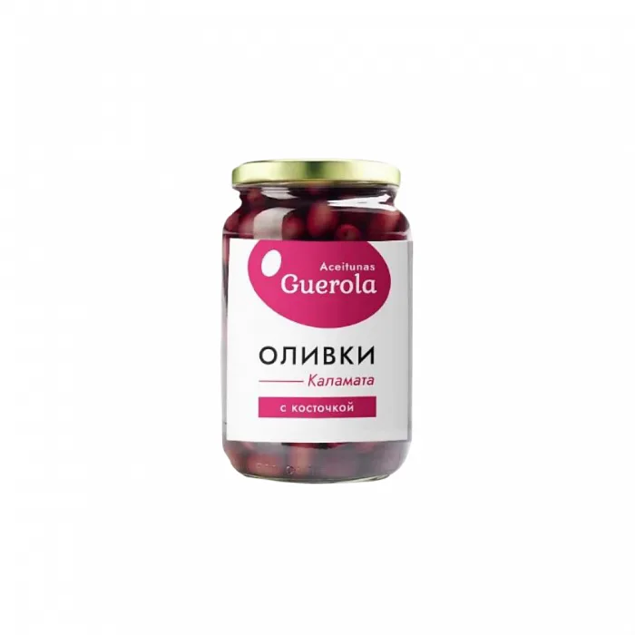 Оливки Aceitunas Guerola Каламата с косточкой 340 г