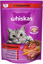 Сухой корм Вискас для кошек паштет Говядина подушки 350 г