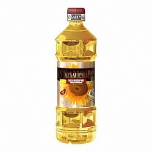 Масло Кубаночка подсолнечное рафинированное 1 л