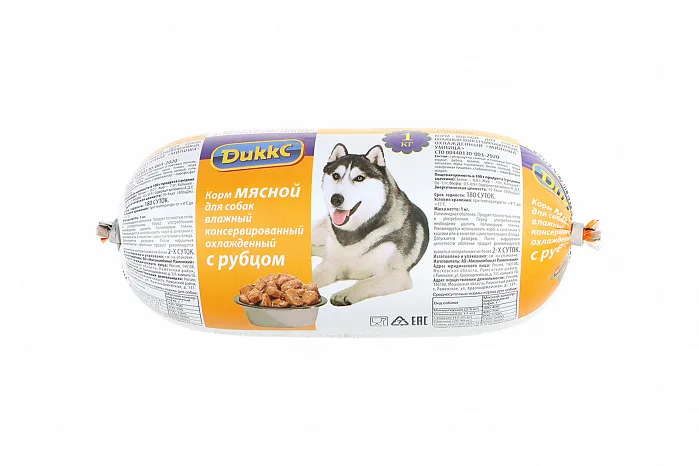 Корм влажный Dukkc мясной Милоша с рубцом 500 г