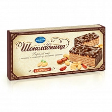 Торт Шоколадница вафельный с арахисом 270 г