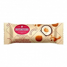 Сырок Вкуснотеево творожный с вареным сгущенным молоком глазированный 23% 40 г