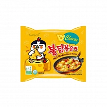 Лапша Samyang Hot chicken flavor ramen cheese со вкусом острой курицы и сыра 140 г