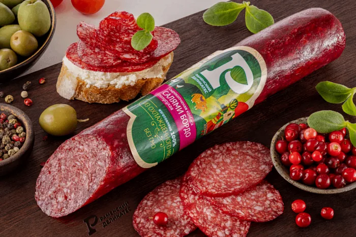 Колбаса Салями Бордо полусухая сырокопченая