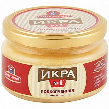 Икра Санта Бремор деликатесная подкопченная 180 г