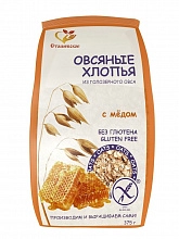 Овсяные хлопья без глютена с мёдом 375 г