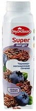 Йогурт Вкуснотеево питьевой черника насыщенные семена