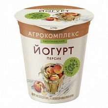 Йогурт Агрокомплекс Южные фрукты Персик с м.д.ж.3.5% 300 г