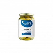 Оливки Aceitunas Guerola зеленые без косточки со вкусом анчоуса 340 г