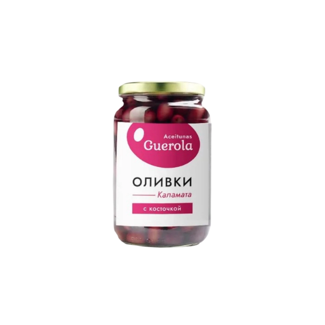 Оливки Aceitunas Guerola Каламата с косточкой 340 г