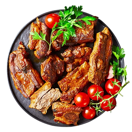 Свинина на хрящиках в маринаде охлажденная