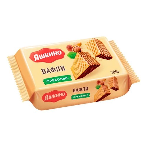 Вафли Яшкино Ореховые 200 г