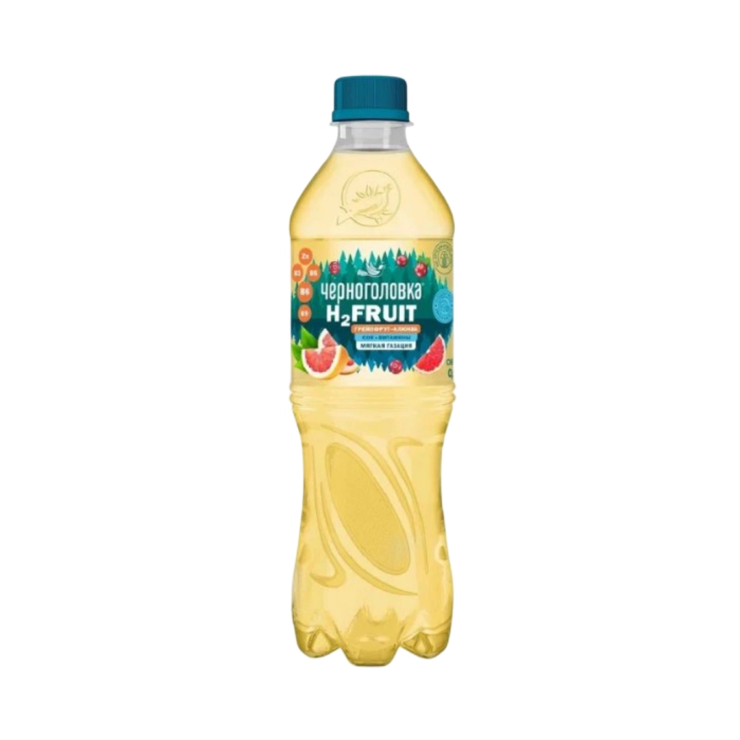 Вода Черноголовка H2fruit Грейпфрут-Клюква газированная 500 мл