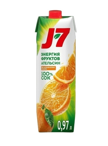Сок J7 Апельсиновый 970 мл