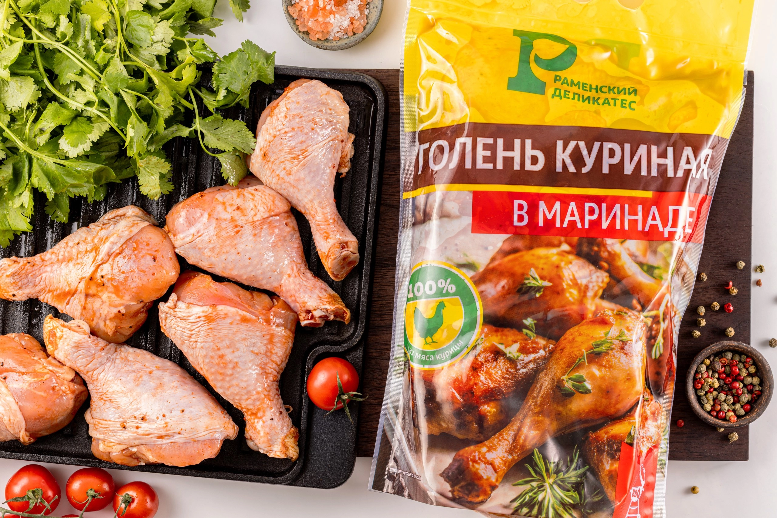 Голень куриная в маринаде Барбекю