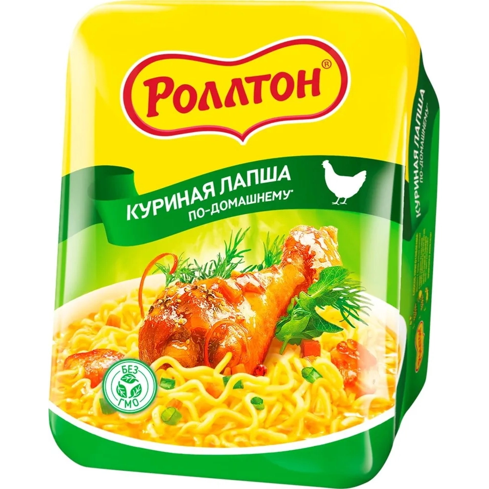 Лапша Роллтон Куриная по-домашнему 90 г