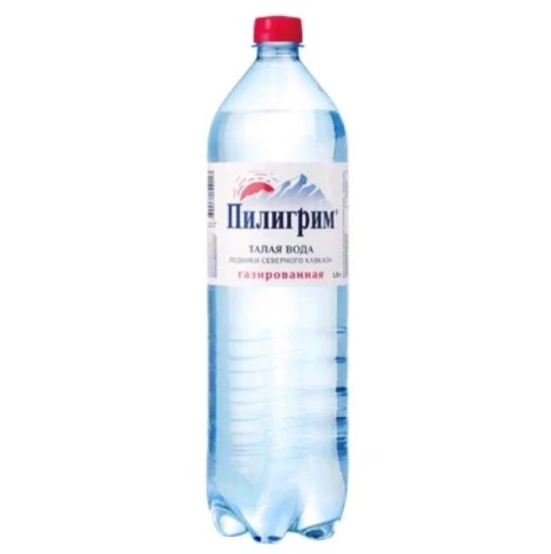 Вода Пилигрим Талая минеральная газированная 1.5 л