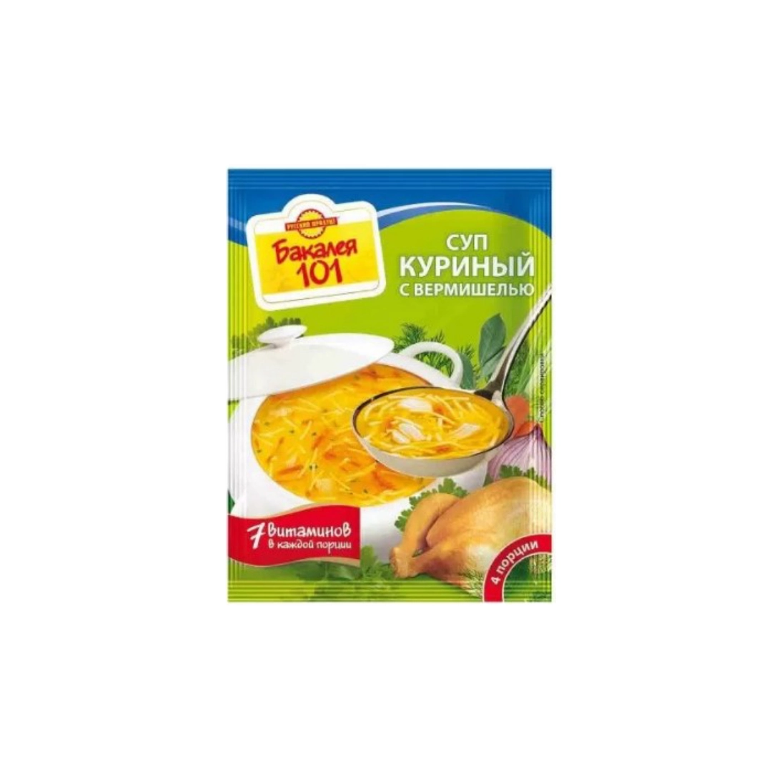 Суп Бакалея 101 Куриный с вермишелью 60 г