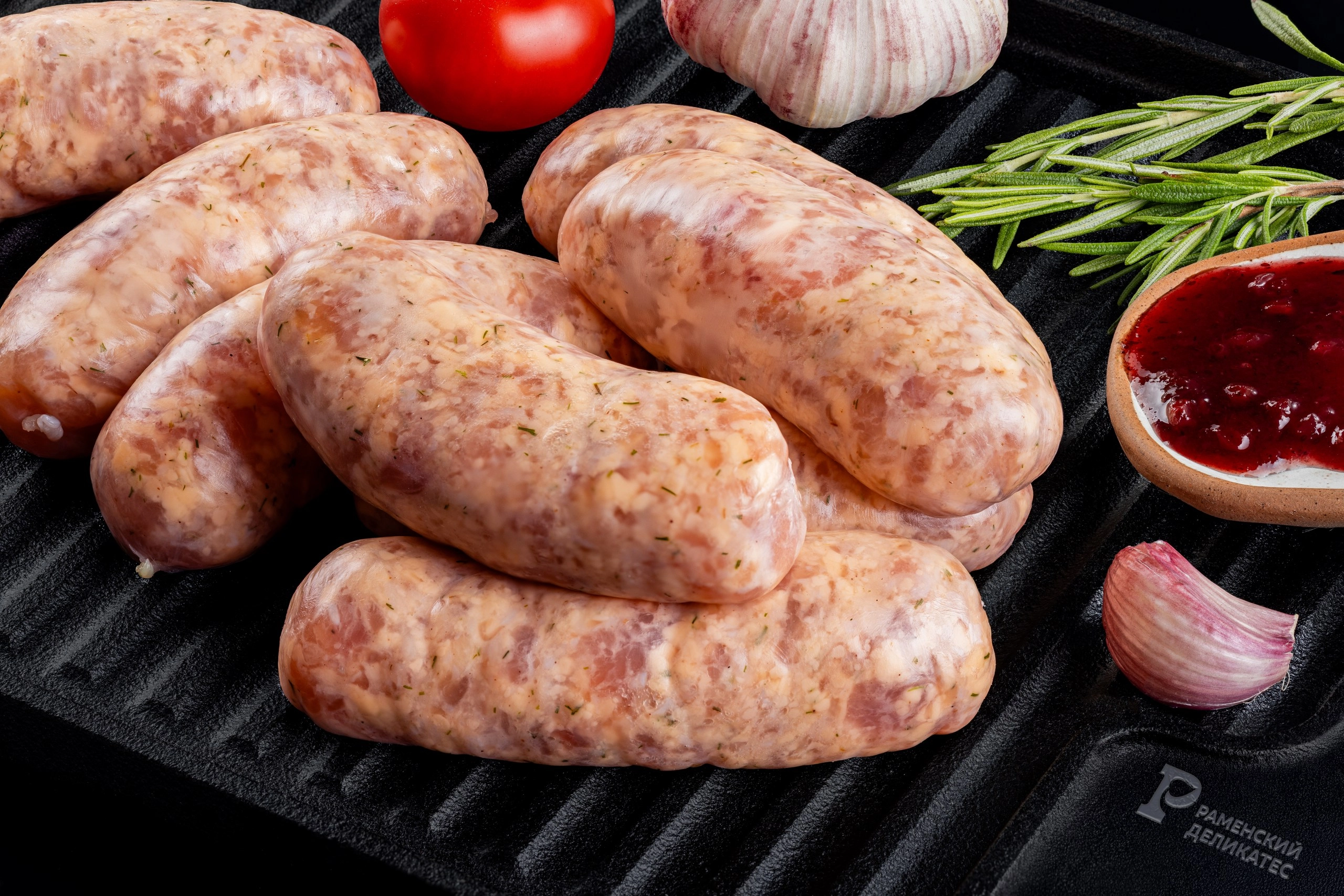 Колбаски Шашлычные с сыром из индейки охлажденные