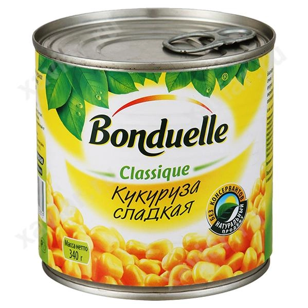 Кукуруза Бондюэль сладкая 340 г