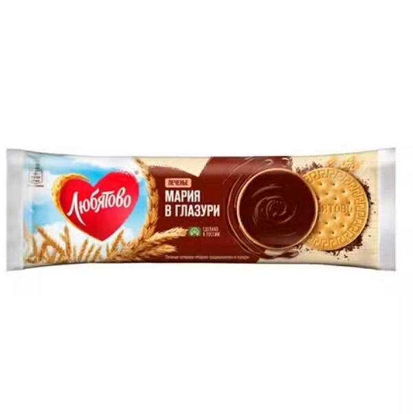 Печенье Любятово затяжное Мария В глазури